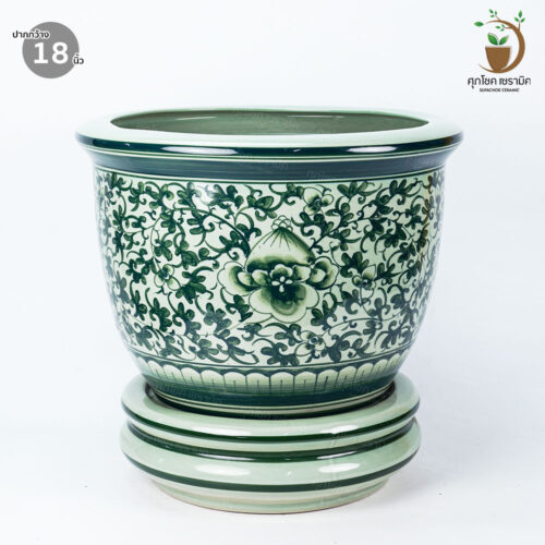 กระถางต้นไม้ กระถางเซรามิก ลายคราม กระถางโมเดิร์น กระถางต้นไม้สวย ๆ กระถางต้นไม้ใหญ่ กระถางมังกร กระถางชวนชม