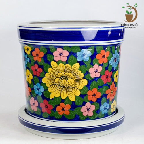กระถางต้นไม้ กระถางเซรามิก ลายคราม กระถางโมเดิร์น กระถางต้นไม้สวย ๆ กระถางต้นไม้ใหญ่ กระถางมังกร กระถางชวนชม
