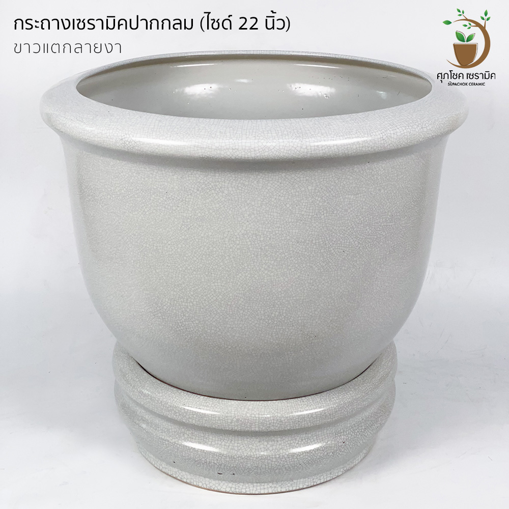 กระถางต้นไม้ กระถางเซรามิก ลายคราม กระถางโมเดิร์น กระถางต้นไม้สวย ๆ กระถางต้นไม้ใหญ่ กระถางมังกร กระถางชวนชม กระถาง ลายคราม กระถาง 22 นิ้ว