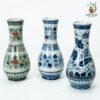 แจกันเซรามิค แจกันลายคราม ทรงไม้มะม่วง (ไซซ์สูง 25 CM)