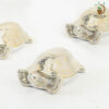 เต่า ตุ๊กตาเซรามิค เขียนเส้นทอง น้ำทอง 11% (สูง 7.5 CM)